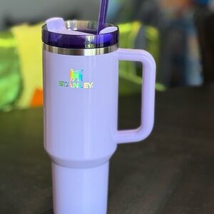 Stanley Lavender Tumbler with Handle and Straw